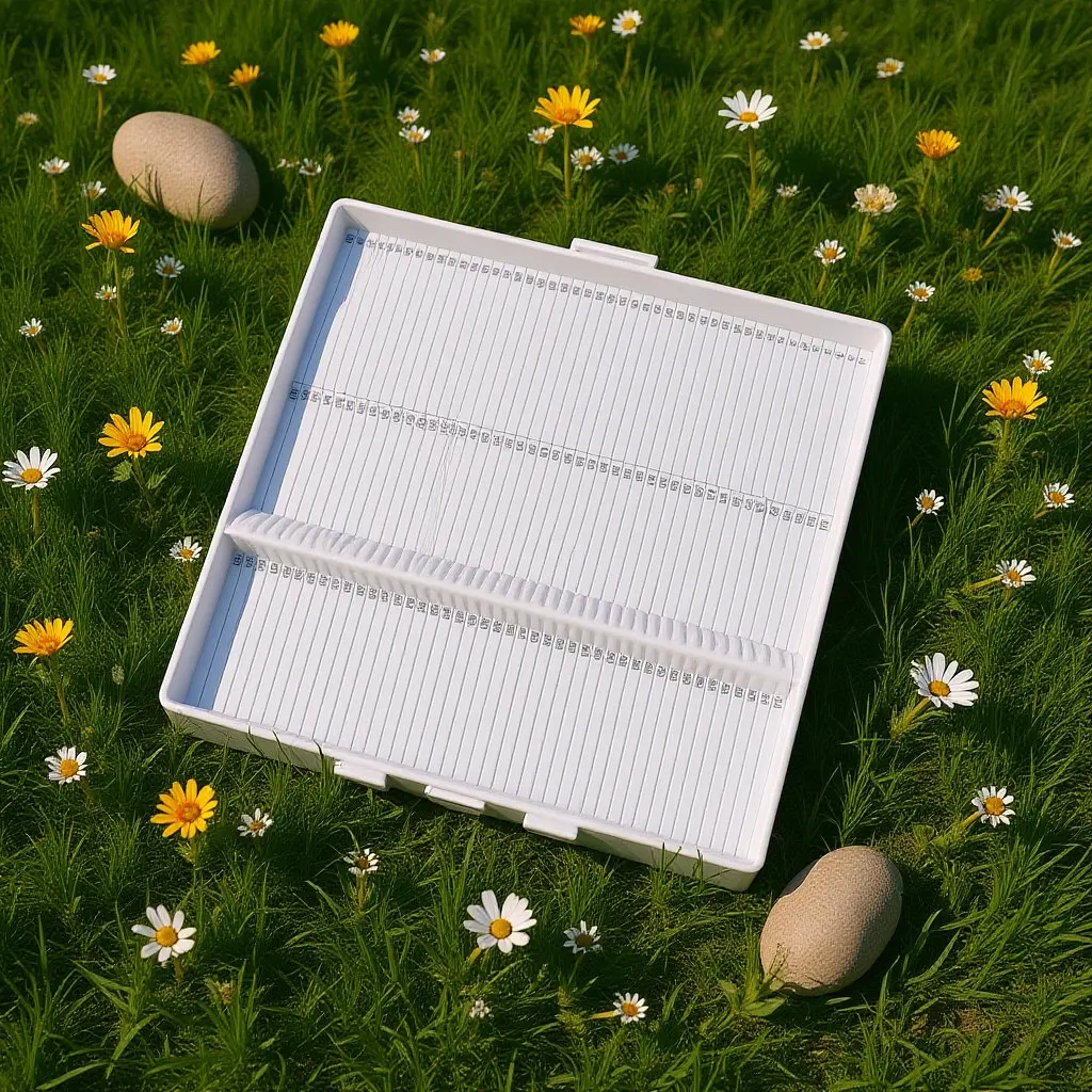 Pathology Clear Plastic Slide Storage Box Holds 100 Slides Lab Microscope Accessories Case for Students
Pathology Clear Plastic Slide Storage Box Holds 100 Slides Lab Microscope Accessories Case for Students