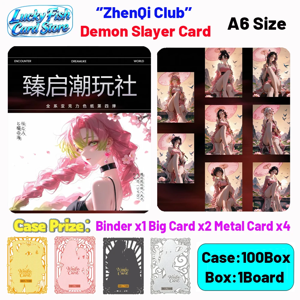 Wholesale 2026 New ZhenQi Creative Studio Demon Slayer Cards A6 Size Boards Anime Collectibles Character Fan Gifts
Wholesale 2026 New ZhenQi Creative Studio Demon Slayer Cards A6 Size Boards Anime Collectibles Character Fan Gifts
