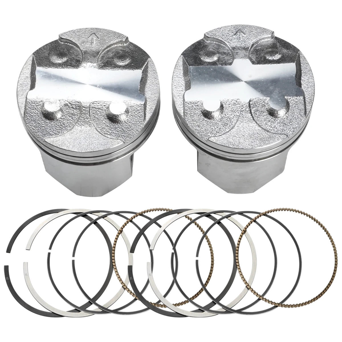 2pcs 62mm Piston Rings Kit For kawasaki ninja250 86-07 GPX250R 88-07 ZZR250 90-07 EL250 (Eliminator 250) 88-96 KLE250 93-01
2pcs 62mm Piston Rings Kit For kawasaki ninja250 86-07 GPX250R 88-07 ZZR250 90-07 EL250 (Eliminator 250) 88-96 KLE250 93-01