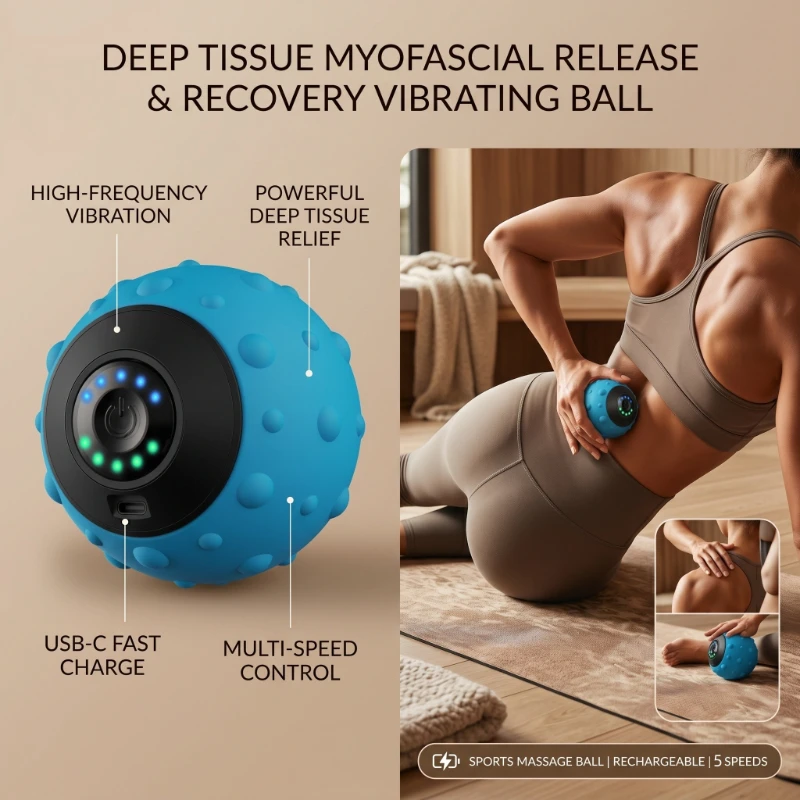 Electric Trigger Point Sport Electric Fascia Ball Muscle Relaxation Massager Fitness Yoga Exercise Recovery Ball for Feet & Hand
Electric Trigger Point Sport Electric Fascia Ball Muscle Relaxation Massager Fitness Yoga Exercise Recovery Ball for Feet & Hand