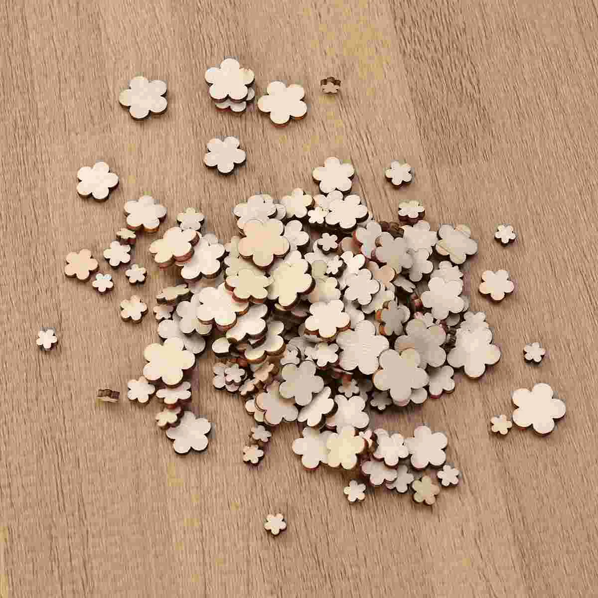 100pcs Mixed Size Wooden Pieces Smooth Craft Embellishments 6mm 8mm 10mm Flower Shape Wood naments Holiday
100pcs Mixed Size Wooden Pieces Smooth Craft Embellishments 6mm 8mm 10mm Flower Shape Wood naments Holiday