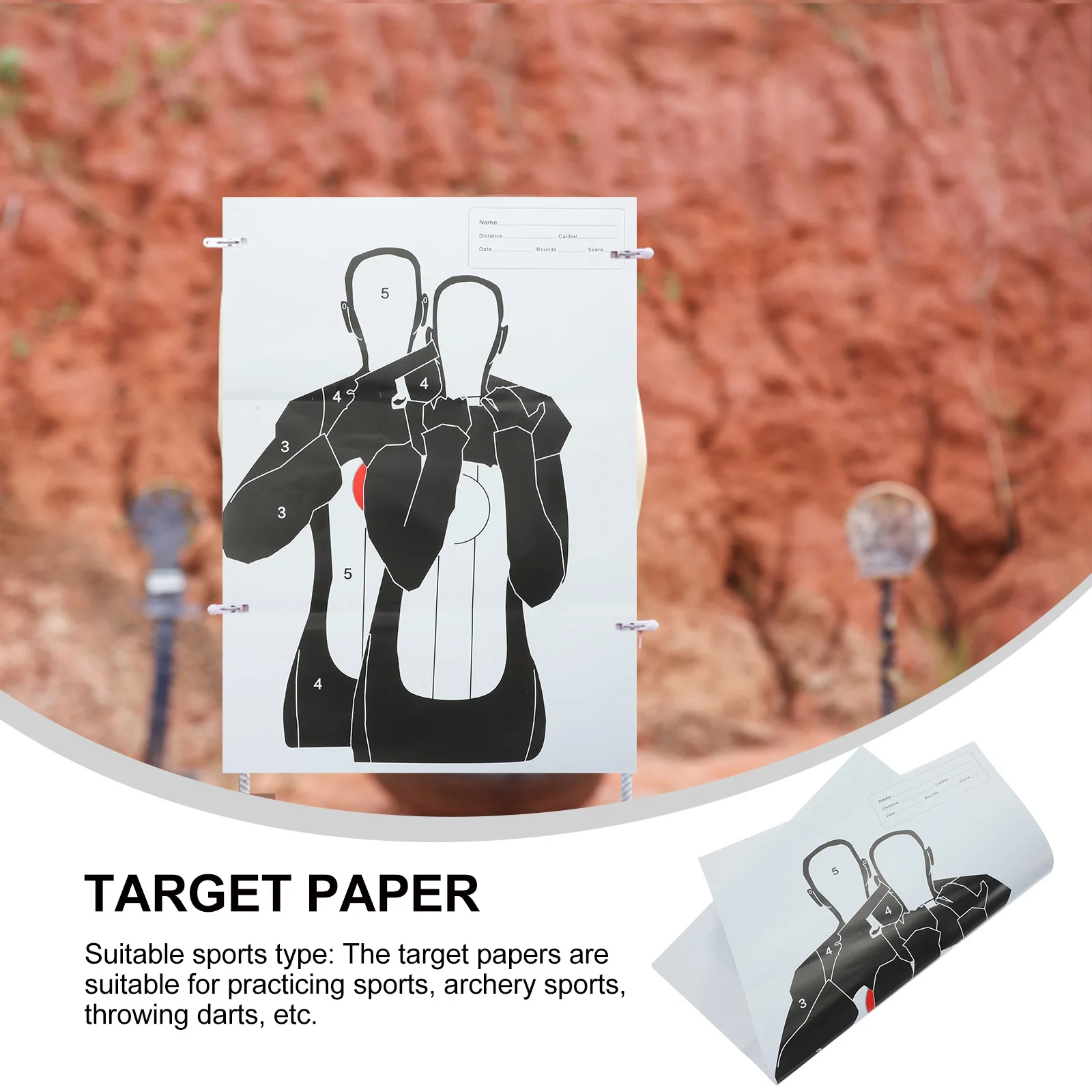 2 Sheets Label Cephalothorax Ring Target Paper Targets for Shooting Sportsman Training
2 Sheets Label Cephalothorax Ring Target Paper Targets for Shooting Sportsman Training