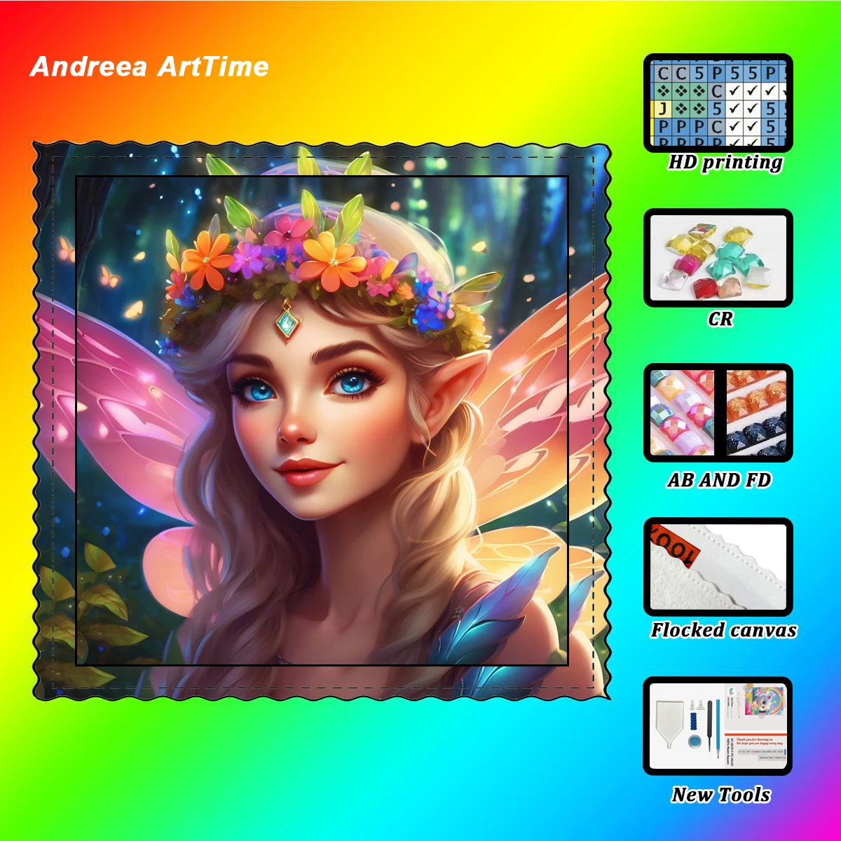 【Andreea ArtTime】Elf girl witch Rhinestone Crystal AB Rhinestone FD Rhinestone Perfect Resin Diamond
【Andreea ArtTime】Elf girl witch Rhinestone Crystal AB Rhinestone FD Rhinestone Perfect Resin Diamond