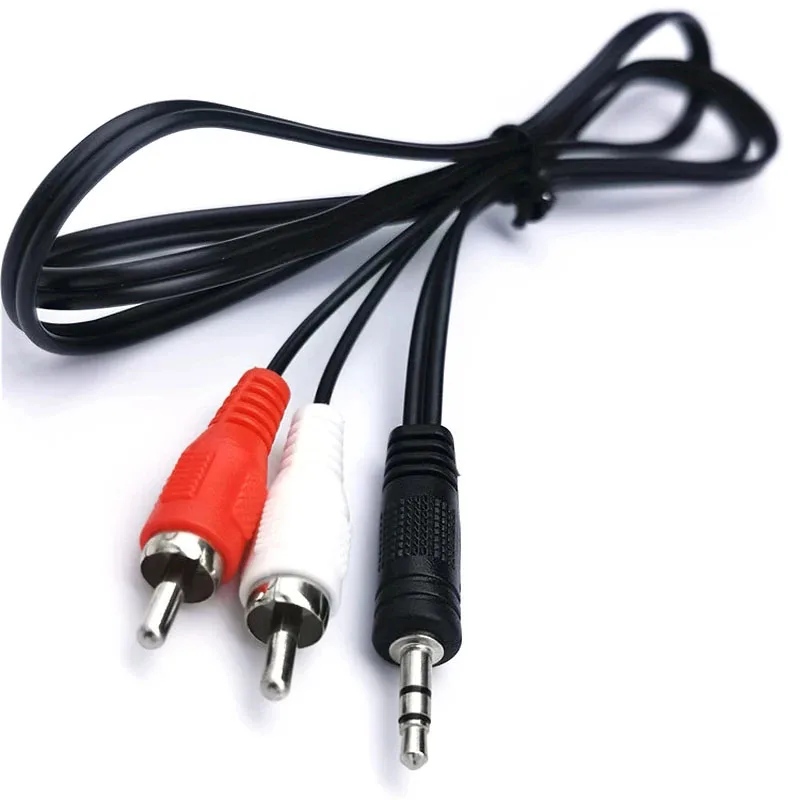 3.5mm to Dual RCA Audio Cable - Stereo Male to 2RCA Male Splitter Aux Cable For TV Sound Laptop Mp3 Speakers
3.5mm to Dual RCA Audio Cable - Stereo Male to 2RCA Male Splitter Aux Cable For TV Sound Laptop Mp3 Speakers