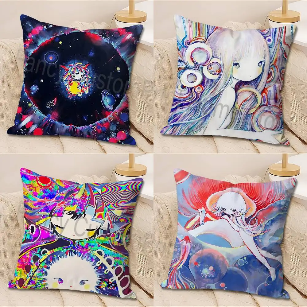Cute Cartoon K-Kikuo Pillow Cases for Bedroom Living Room Sofa Home Decor Polyester Cushion Cover with Zipper
Cute Cartoon K-Kikuo Pillow Cases for Bedroom Living Room Sofa Home Decor Polyester Cushion Cover with Zipper