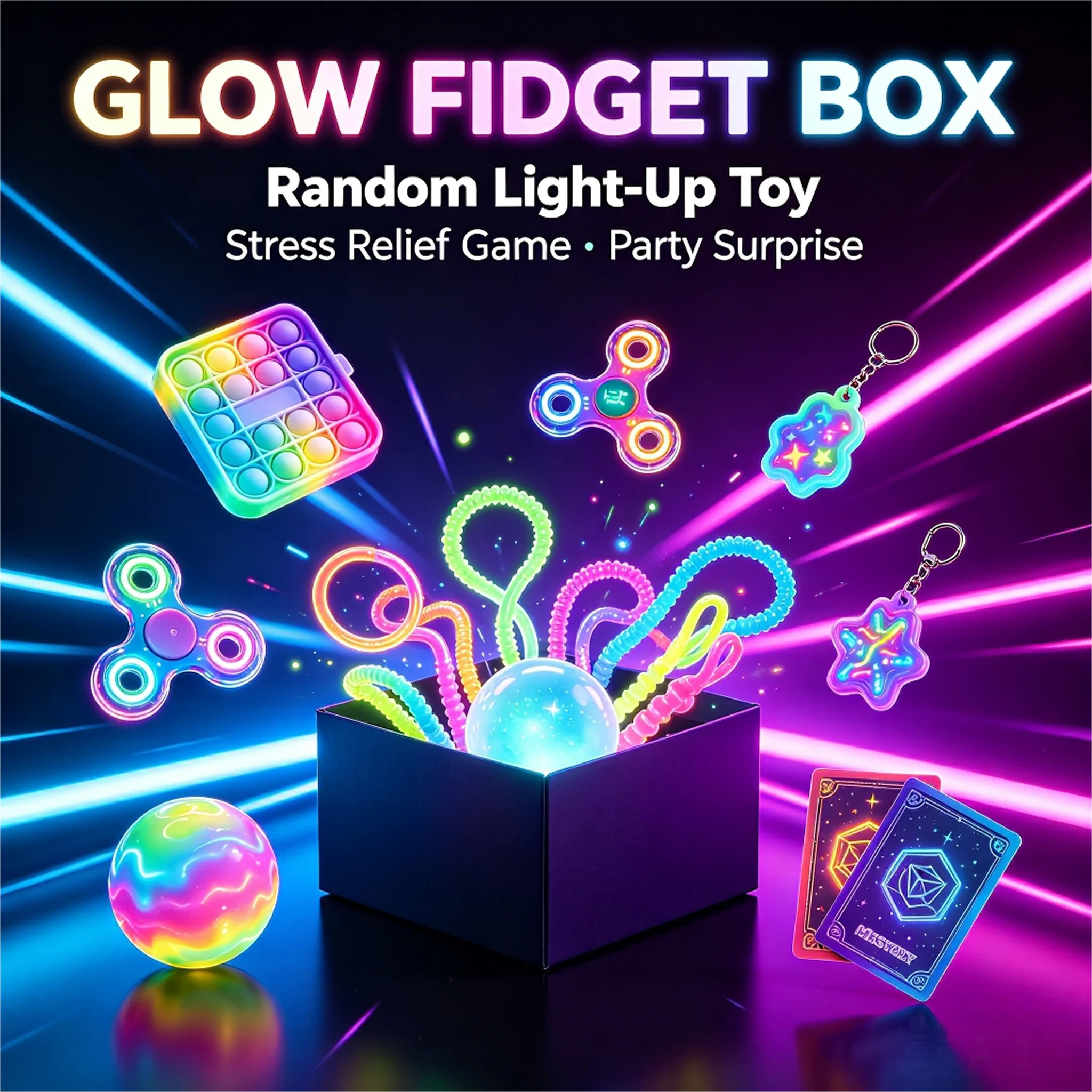 Sensory Squishy Blind Box Random Slow Rise Fidget Stress Ball Collectible Surprise Gift
Sensory Squishy Blind Box Random Slow Rise Fidget Stress Ball Collectible Surprise Gift