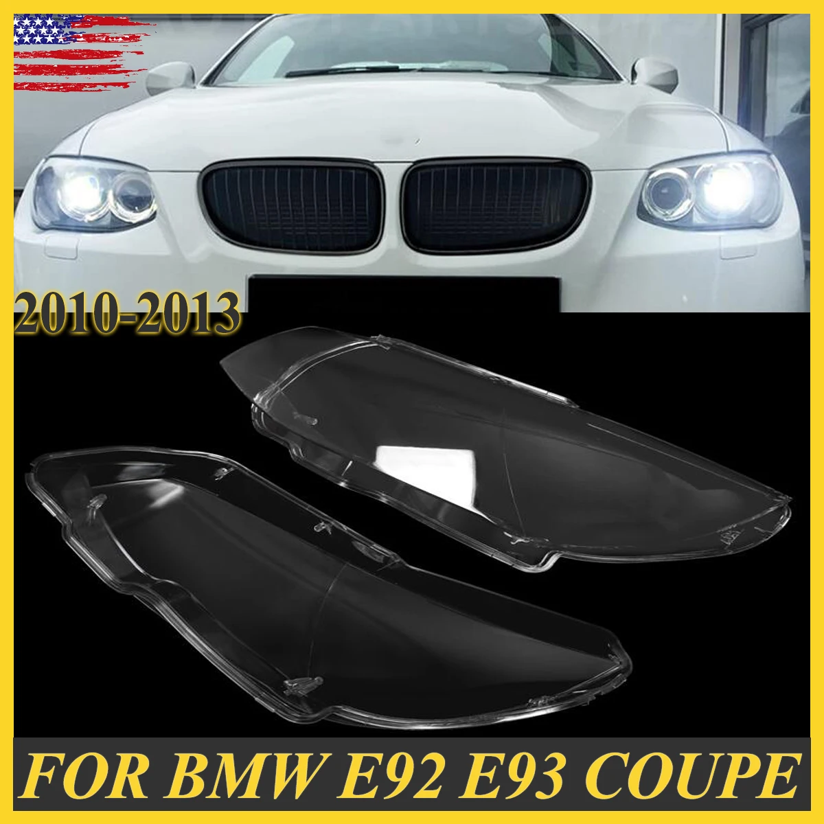 For BMW 3 Series E92 E93 Head Lights Shade 318i 320i 325d 330d Coupe 2010-2013 Lampshade Pair Clear Headlight Lens Cover Shell
For BMW 3 Series E92 E93 Head Lights Shade 318i 320i 325d 330d Coupe 2010-2013 Lampshade Pair Clear Headlight Lens Cover Shell