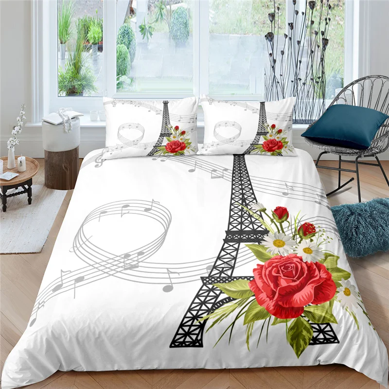 Luxury 3D Eiffel Tower Print 2/3Pcs Kids Bedding Set Comfortable Duvet Cover Pillowcase Home Textile Single Queen and King Size
Luxury 3D Eiffel Tower Print 2/3Pcs Kids Bedding Set Comfortable Duvet Cover Pillowcase Home Textile Single Queen and King Size