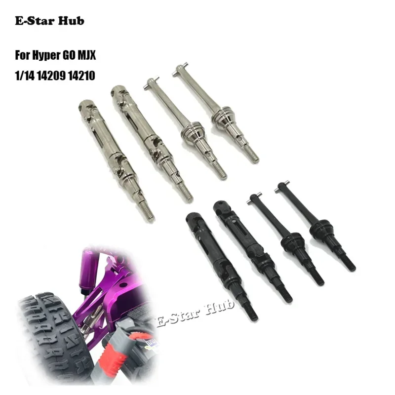 CVD Front and Rear Drive Shafts for Hyper GO MJX 1/14 14209 14210 Accessories Metal Upgrade Parts Kit Rc Crawler Car Truck Buggy
CVD Front and Rear Drive Shafts for Hyper GO MJX 1/14 14209 14210 Accessories Metal Upgrade Parts Kit Rc Crawler Car Truck Buggy