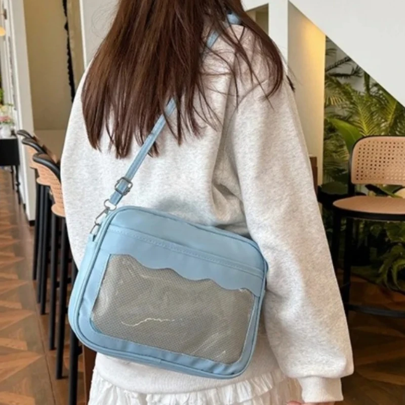 Transparent Y2K Tote Bag for Women Large Capacity Everyday Casual сумка женская через плечо Japanese Style Commuter Handbag
Transparent Y2K Tote Bag for Women Large Capacity Everyday Casual сумка женская через плечо Japanese Style Commuter Handbag