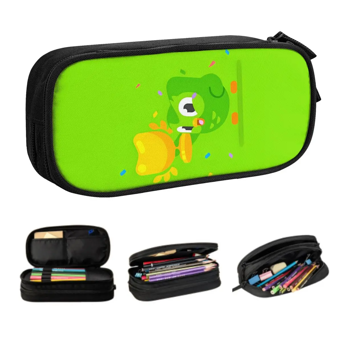 Custom D-Duolingos Cute Pencil Case Girls Boys Large Capacity Lovely Green The Owl Cartoon Anime Pencil Box School Supplies
Custom D-Duolingos Cute Pencil Case Girls Boys Large Capacity Lovely Green The Owl Cartoon Anime Pencil Box School Supplies