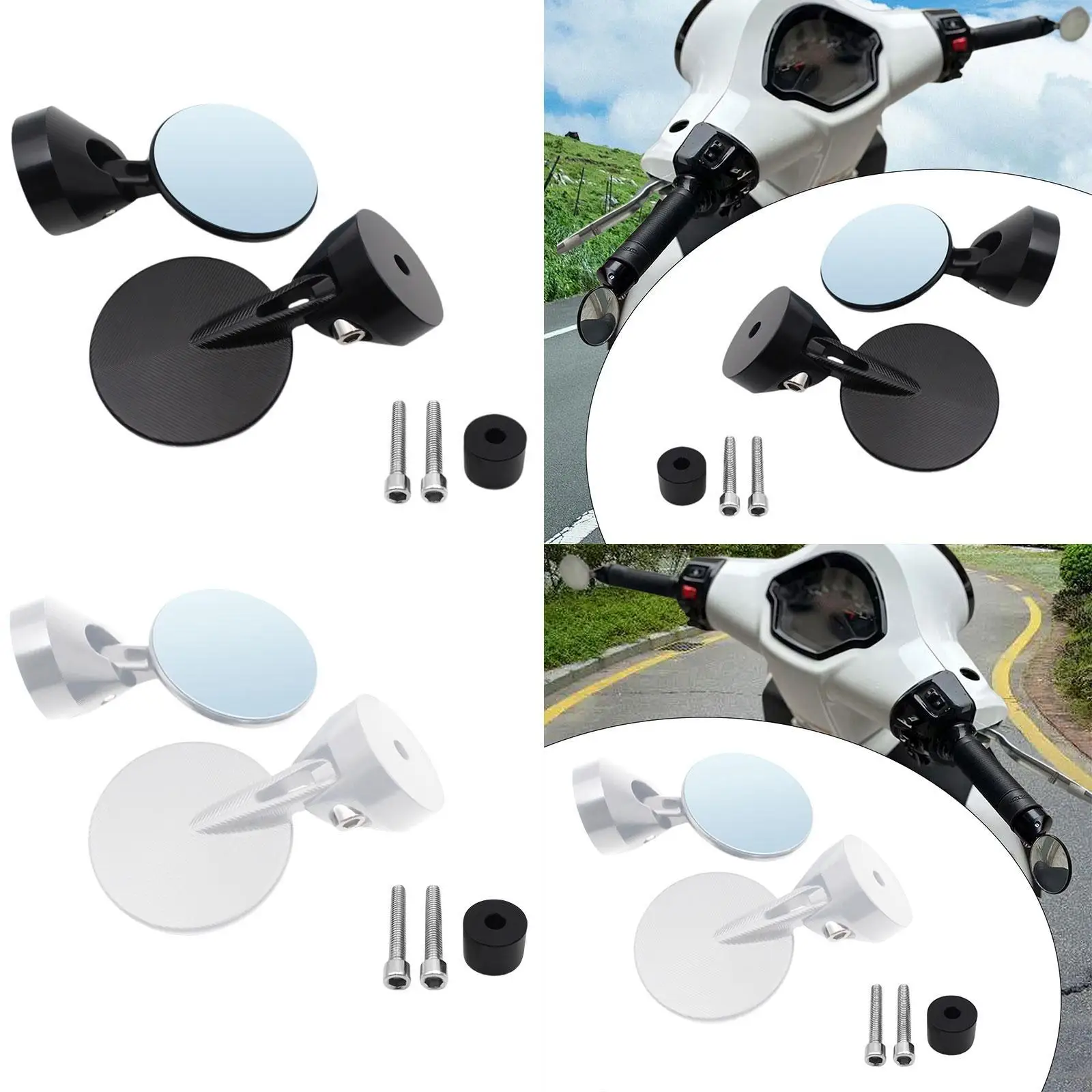 2x Motorcycle Rearview Mirror Side Mirror Component Spare Parts Easy Installation Handlebar Mirrors for S 2013-2024
2x Motorcycle Rearview Mirror Side Mirror Component Spare Parts Easy Installation Handlebar Mirrors for S 2013-2024