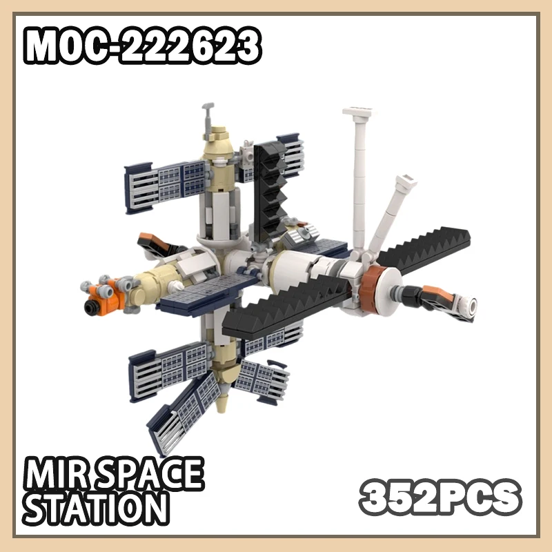 MOC-222623 Набор креативных подарков DIY Mir Space Station, строительный блок, модель, набор кирпичей, креативные подарки, коллекционные украшения, 352 шт.
MOC-222623 Набор креативных подарков DIY Mir Space Station, строительный блок, модель, набор кирпичей, креативные подарки, коллекционные украшения, 352 шт.