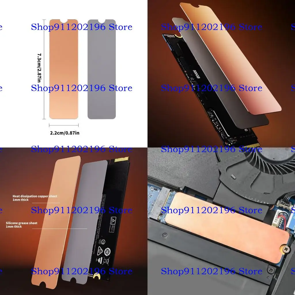P82A M.2 NVMe Heat Sink M.2 2280 Hard Disk Copper Heatsink with Thermal Cooling Pad PC Thermal Gaskets Accessories
P82A M.2 NVMe Heat Sink M.2 2280 Hard Disk Copper Heatsink with Thermal Cooling Pad PC Thermal Gaskets Accessories