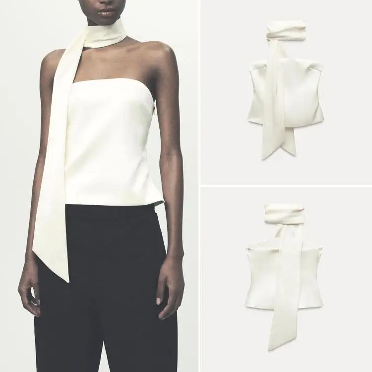 New Autumn Faion Thin Silk Satin oulder Bared Scarf Quali Street Sle ort Sve One oulder Top Women's T-irt
New Autumn Faion Thin Silk Satin oulder Bared Scarf Quali Street Sle ort Sve One oulder Top Women's T-irt