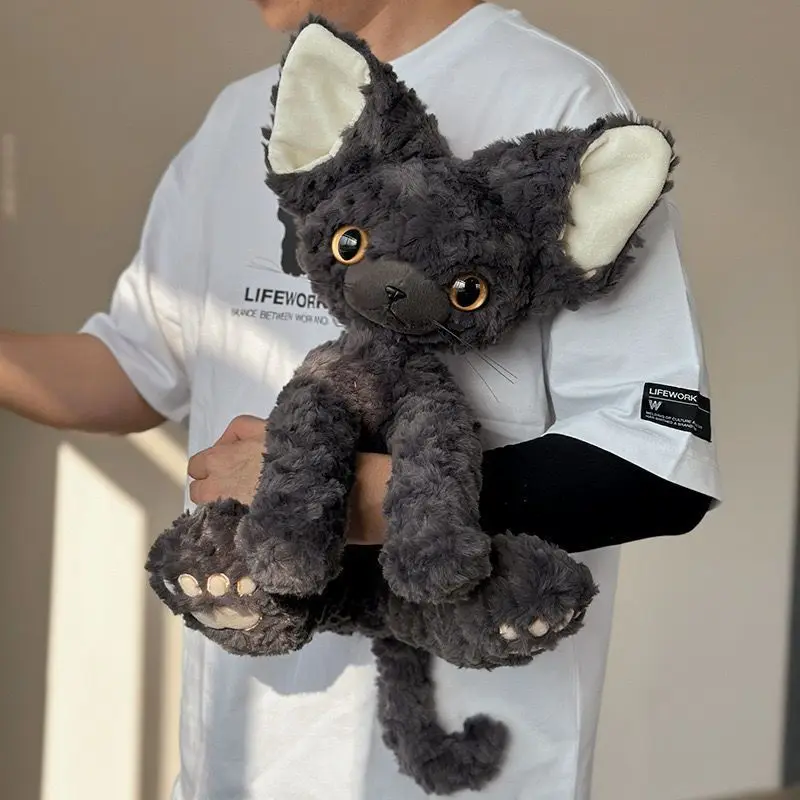 50cm Black German Cat Plush Toy Doll Cute Cat Curly Hair Animal Doll Decoration Pet Enthusiasts Children's Birthday Gifts
50cm Black German Cat Plush Toy Doll Cute Cat Curly Hair Animal Doll Decoration Pet Enthusiasts Children's Birthday Gifts