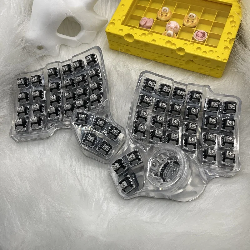 Charybdis MK1 Split Keyboard Wired Single-mode RGB Welding Gray Wood Switch V4.1 QMK Gaming Mechanical Keyboard Supports VIA
Charybdis MK1 Split Keyboard Wired Single-mode RGB Welding Gray Wood Switch V4.1 QMK Gaming Mechanical Keyboard Supports VIA
