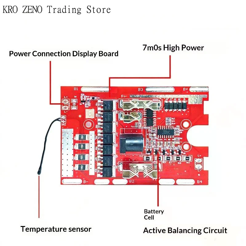 1Pcs Li-battery Protection Board 21V 7MOS For Electric Tools With Balancing Circuit And Temperature Protection✨
1Pcs Li-battery Protection Board 21V 7MOS For Electric Tools With Balancing Circuit And Temperature Protection✨