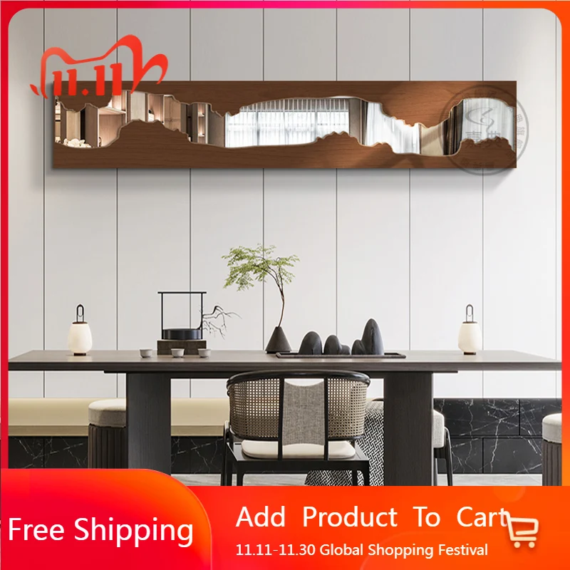 Living Room Decoration Mirror Twisted Wonderland Art Vintage Luxury Mirror Irregular Wooden Square Custom Spiegels Home Products
Living Room Decoration Mirror Twisted Wonderland Art Vintage Luxury Mirror Irregular Wooden Square Custom Spiegels Home Products