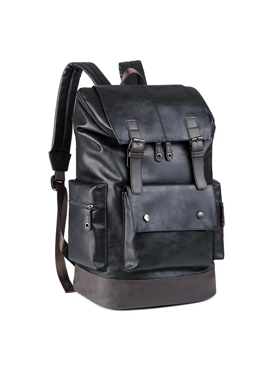 Vintage Black Leather Laptop Backpack For Men Large Travel Work Commute Business College School 16 Inch
Vintage Black Leather Laptop Backpack For Men Large Travel Work Commute Business College School 16 Inch