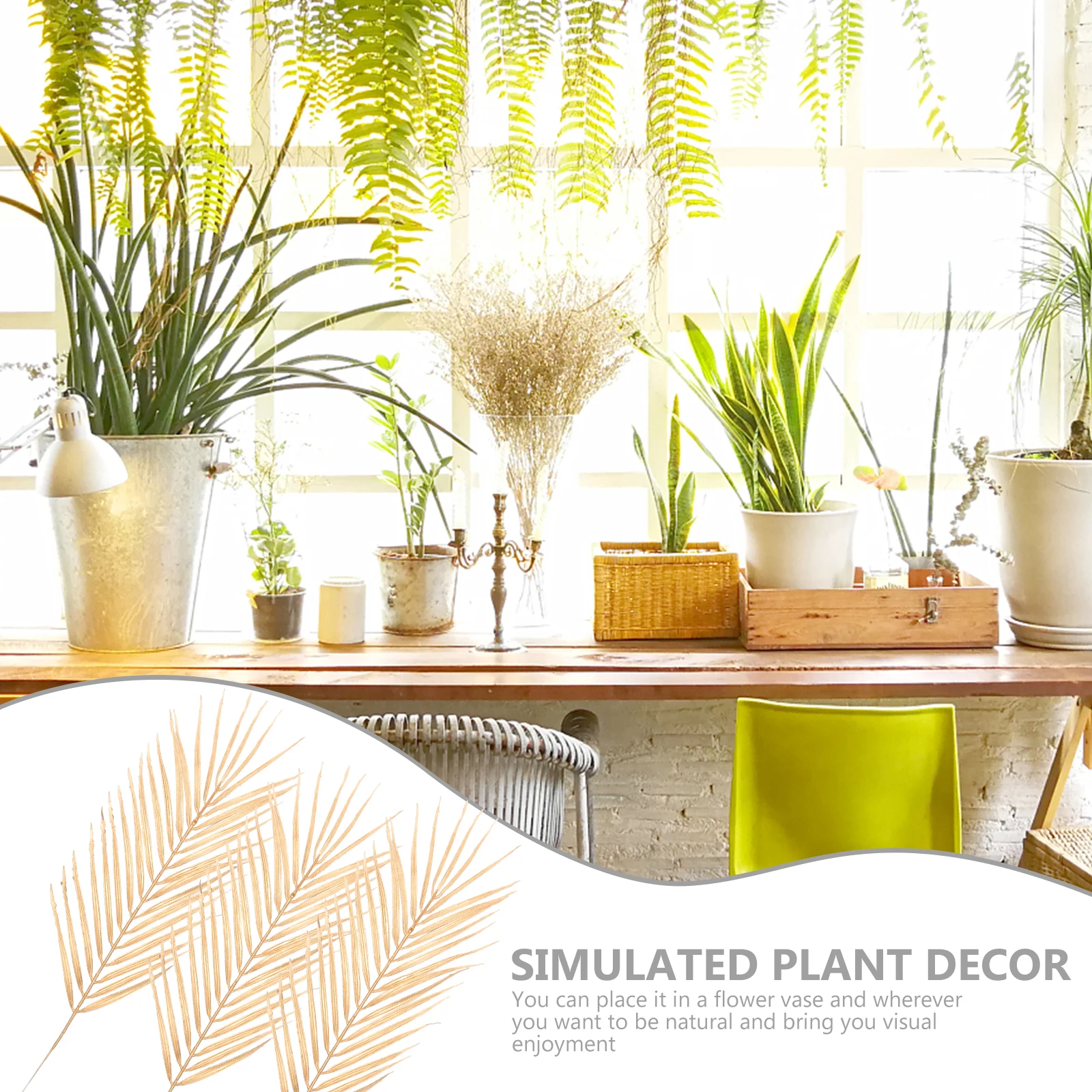 Faux Simulated Leaf Ornaments Artificial Plants Indoor Realistic Fake Decor Plastic
Faux Simulated Leaf Ornaments Artificial Plants Indoor Realistic Fake Decor Plastic
