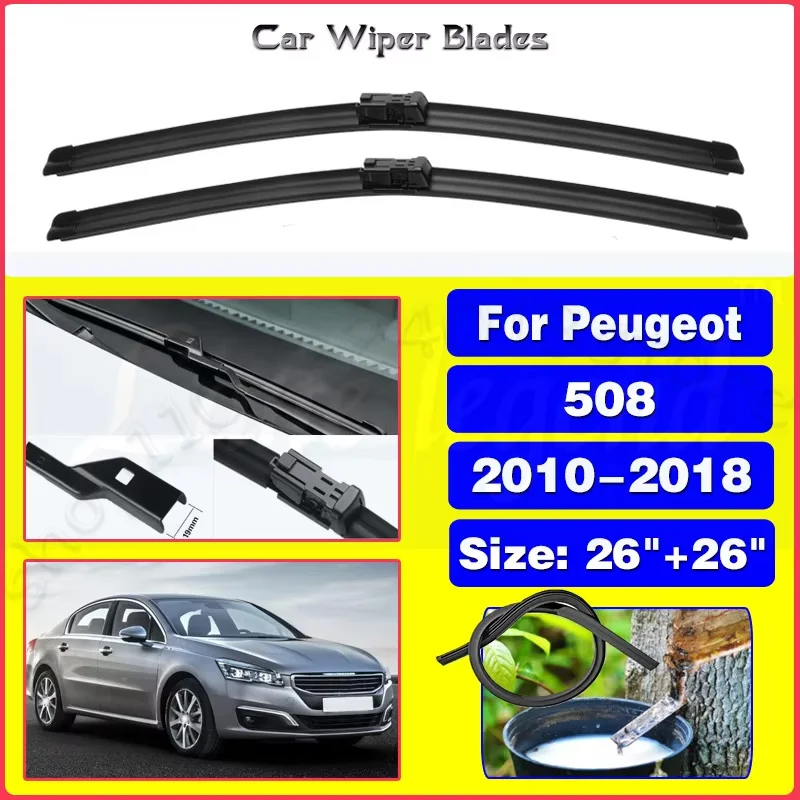 For Peugeot 508 2010-2018 Front Wiper Blades Soft Rubber Windscreen Wipers Auto Windshield 26" 26" 650mm 650mm
For Peugeot 508 2010-2018 Front Wiper Blades Soft Rubber Windscreen Wipers Auto Windshield 26" 26" 650mm 650mm