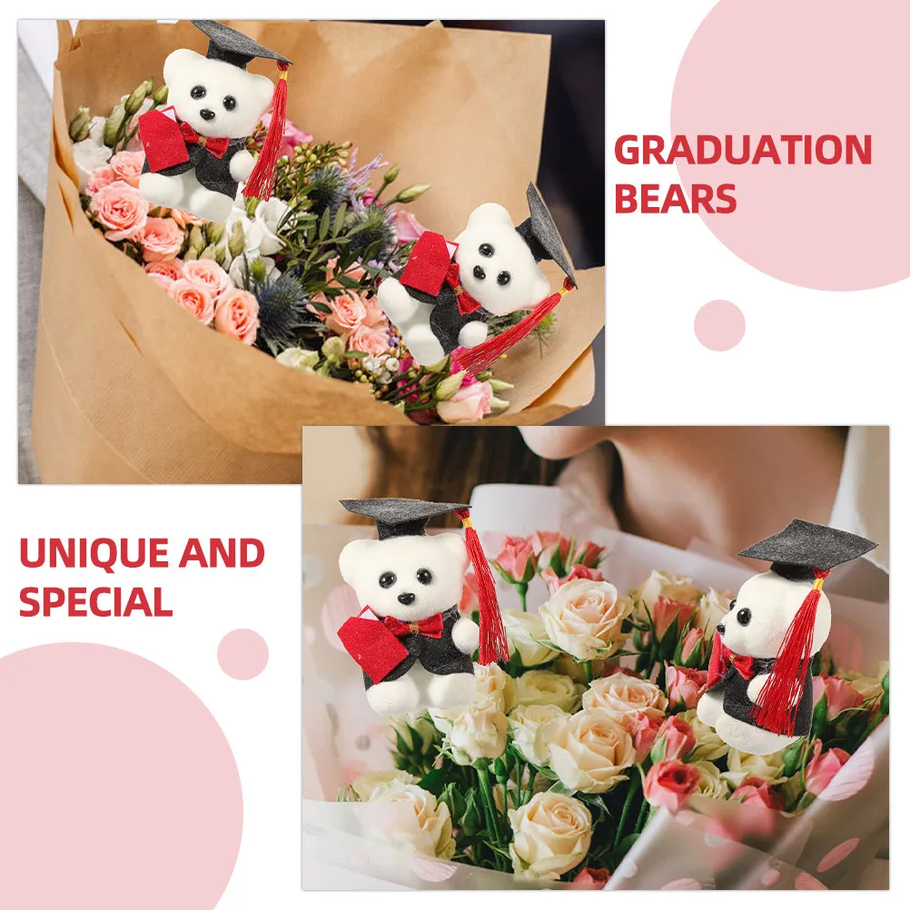 4Pcs Graduation Bear Ornament Mini Soft Stuffed Cartoon Bear Decoration Graduation Gift Party Supplies Keepsake
4Pcs Graduation Bear Ornament Mini Soft Stuffed Cartoon Bear Decoration Graduation Gift Party Supplies Keepsake