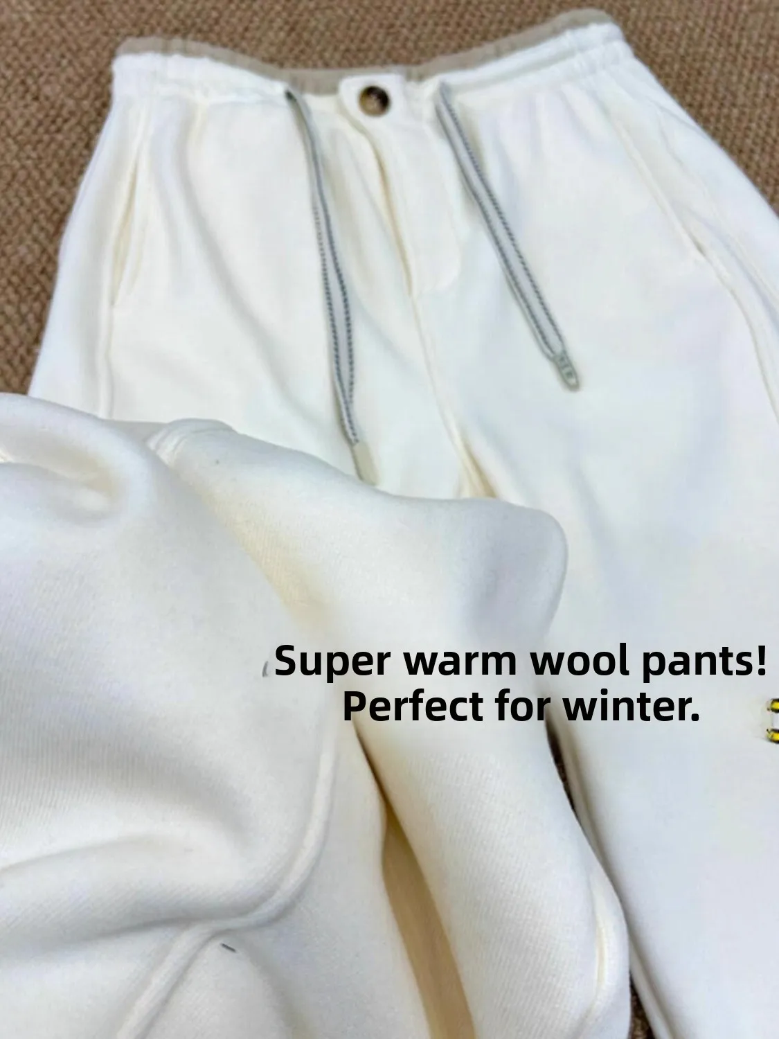 Thiened Woolen Women's Sweatpants Autumn Winter Warm Fce Lined Casual Versatile Knife Pants Commute Sle Pure Color
Thiened Woolen Women's Sweatpants Autumn Winter Warm Fce Lined Casual Versatile Knife Pants Commute Sle Pure Color