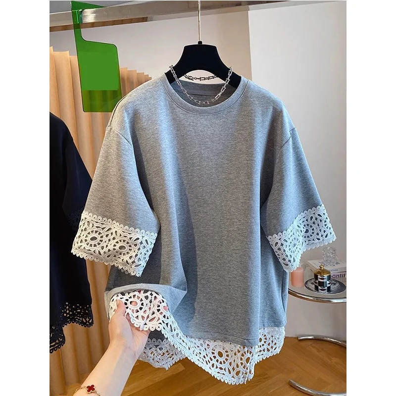 Кафетки неофициальные Coreanas de Manga Corta con Encaje de Retales para Mujer, новинка весны 2025, ropa para mujer, camiseta
Кафетки неофициальные Coreanas de Manga Corta con Encaje de Retales para Mujer, новинка весны 2025, ropa para mujer, camiseta