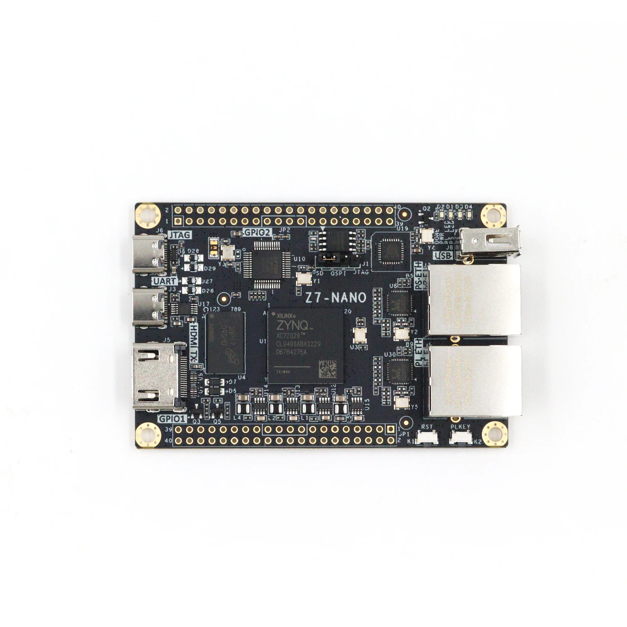 Microphase Z7-Nano XILINX FPGA development board ZYNQ core board 7020 7010 PYNQ dual network port
Microphase Z7-Nano XILINX FPGA development board ZYNQ core board 7020 7010 PYNQ dual network port
