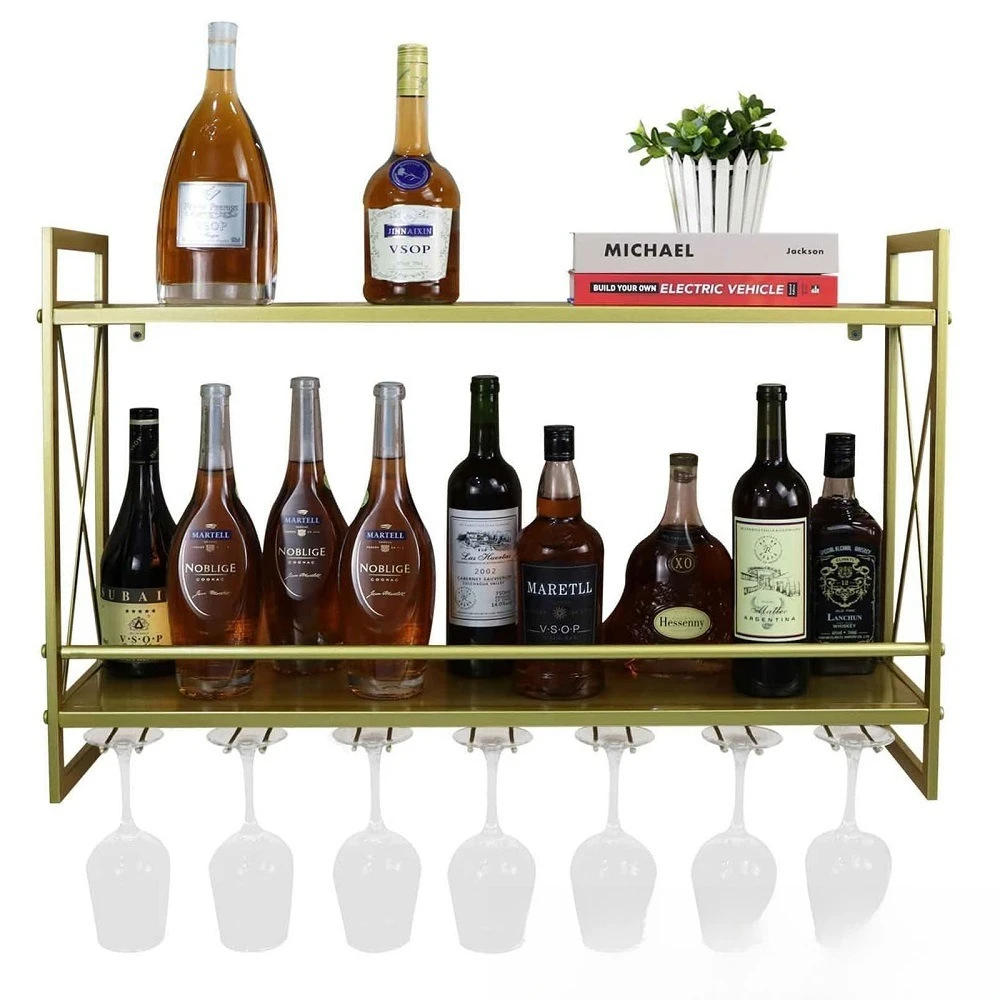 Industrial wall-mounted wine rack with red wine label rack Metal multi-functional Wall-mounted wine rack, bottle Glass
Industrial wall-mounted wine rack with red wine label rack Metal multi-functional Wall-mounted wine rack, bottle Glass