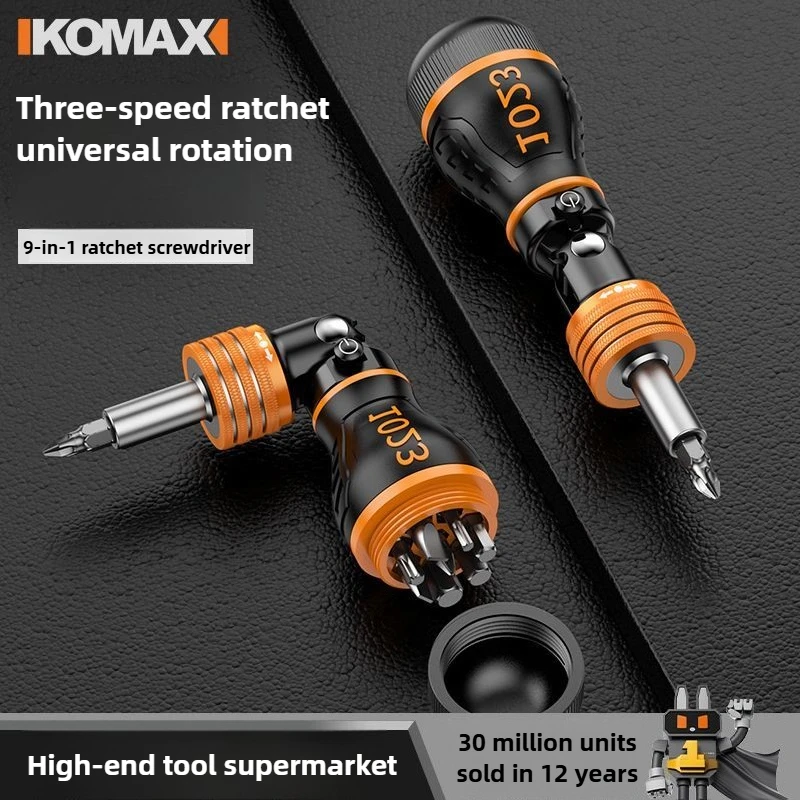 Miniature Household Ratchet Screwdriver Set Multi-functional Laboratory-saving Tool with Phillips Flat and Torx Bits Cheap
Miniature Household Ratchet Screwdriver Set Multi-functional Laboratory-saving Tool with Phillips Flat and Torx Bits Cheap