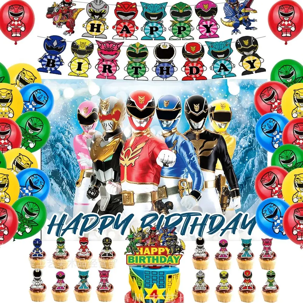 Cartoon Power Rangere&s Theme Birthday Party Background Balloons Decoration Backdrop Photo Props Banner Baby Shower Kids Gifts
Cartoon Power Rangere&s Theme Birthday Party Background Balloons Decoration Backdrop Photo Props Banner Baby Shower Kids Gifts