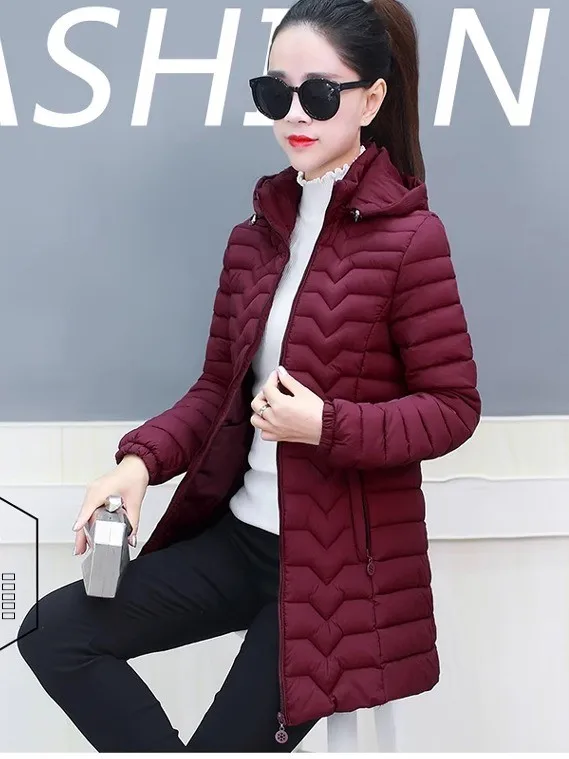 plus Size Thiened Cotton Jaet for Women Autumn Winter Faionable Mid-Length Slim Fit down Cotton Coat Detachable Hood
plus Size Thiened Cotton Jaet for Women Autumn Winter Faionable Mid-Length Slim Fit down Cotton Coat Detachable Hood