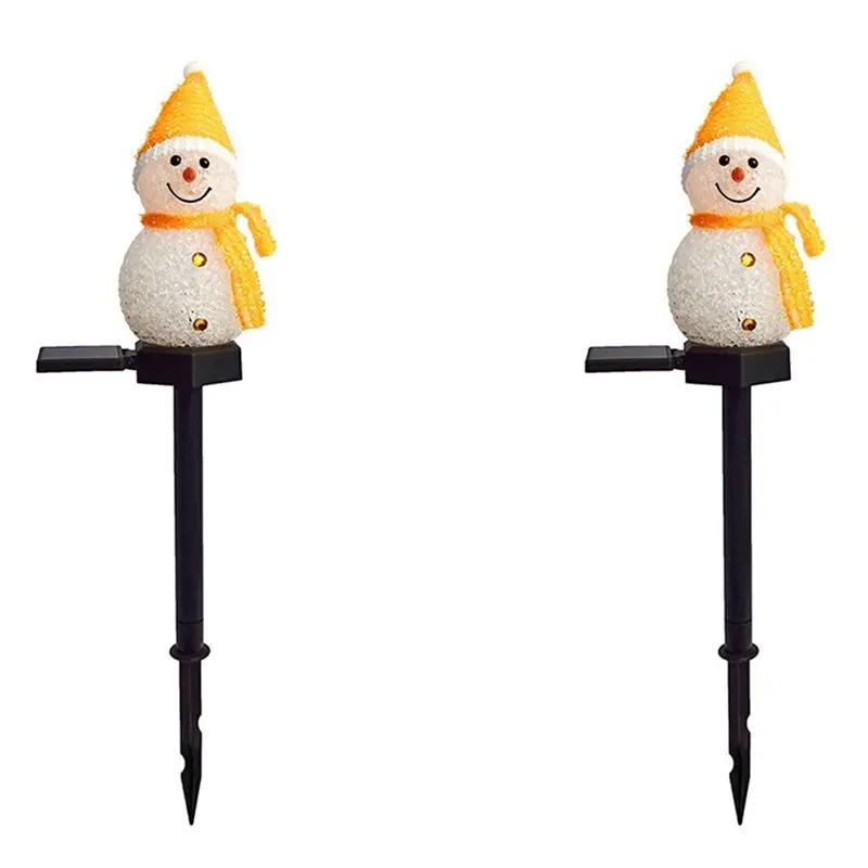 BHBD-2X Snowman Solar Lights Christmas Solar Powered LED Snowman Light Decor Outdoor Garden Stake Lamps Xmas Yellow
BHBD-2X Snowman Solar Lights Christmas Solar Powered LED Snowman Light Decor Outdoor Garden Stake Lamps Xmas Yellow