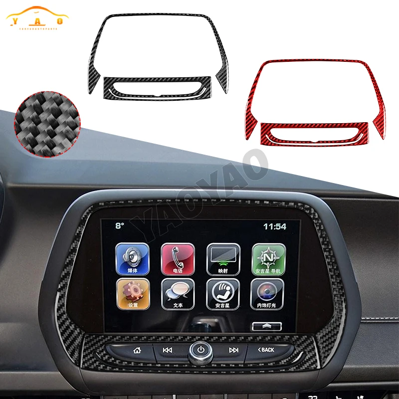 Central Navigation Panel Trim Decorative Sticker Cover Real Carbon Fiber For Chevrolet Camaro 2016-2022 Interior Accessories
Central Navigation Panel Trim Decorative Sticker Cover Real Carbon Fiber For Chevrolet Camaro 2016-2022 Interior Accessories