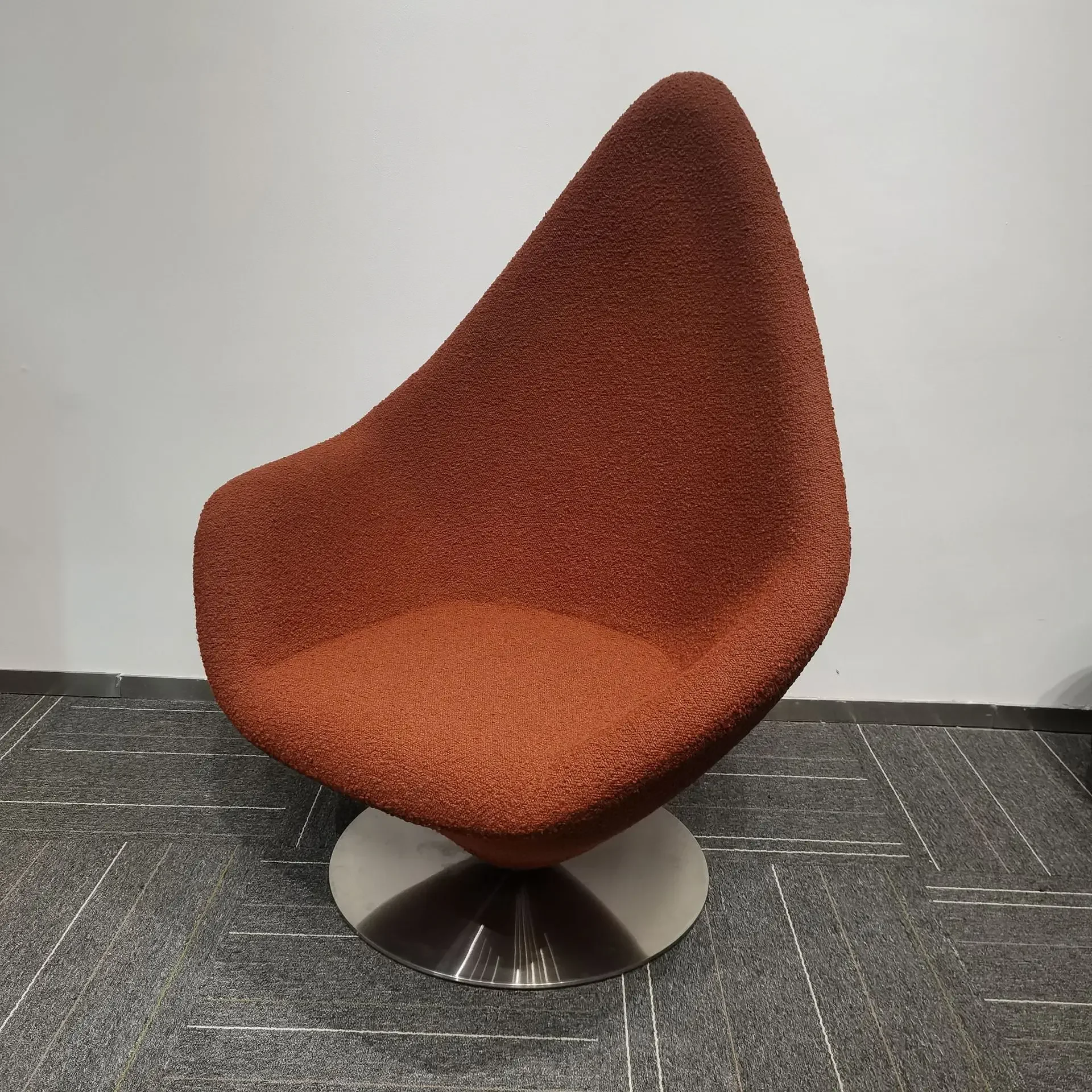 Designer High Back Negotiation Chair Nordic Fiberglass Sofa Hotel Model Room Single Leisure Leaf
Designer High Back Negotiation Chair Nordic Fiberglass Sofa Hotel Model Room Single Leisure Leaf