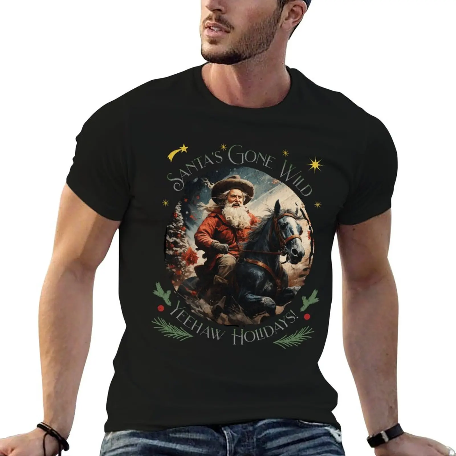 Western Christmas Cowboy Shirt T-Shirt luxury t-shirt plus sizes mens graphic t-shirts
Western Christmas Cowboy Shirt T-Shirt luxury t-shirt plus sizes mens graphic t-shirts