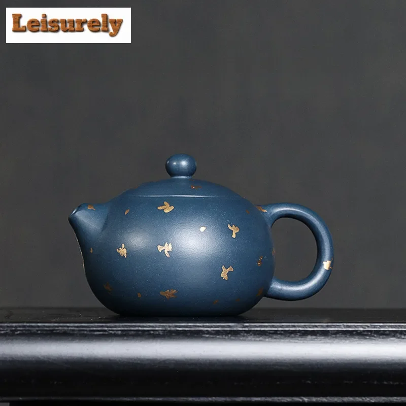 210ml Vintage Yixing Purple Clay Teapots Handmade Xishi Pot Raw Ore Azure Mud Kettle With Infuser Chinese Zisha Tea Set Tea Gift
210ml Vintage Yixing Purple Clay Teapots Handmade Xishi Pot Raw Ore Azure Mud Kettle With Infuser Chinese Zisha Tea Set Tea Gift
