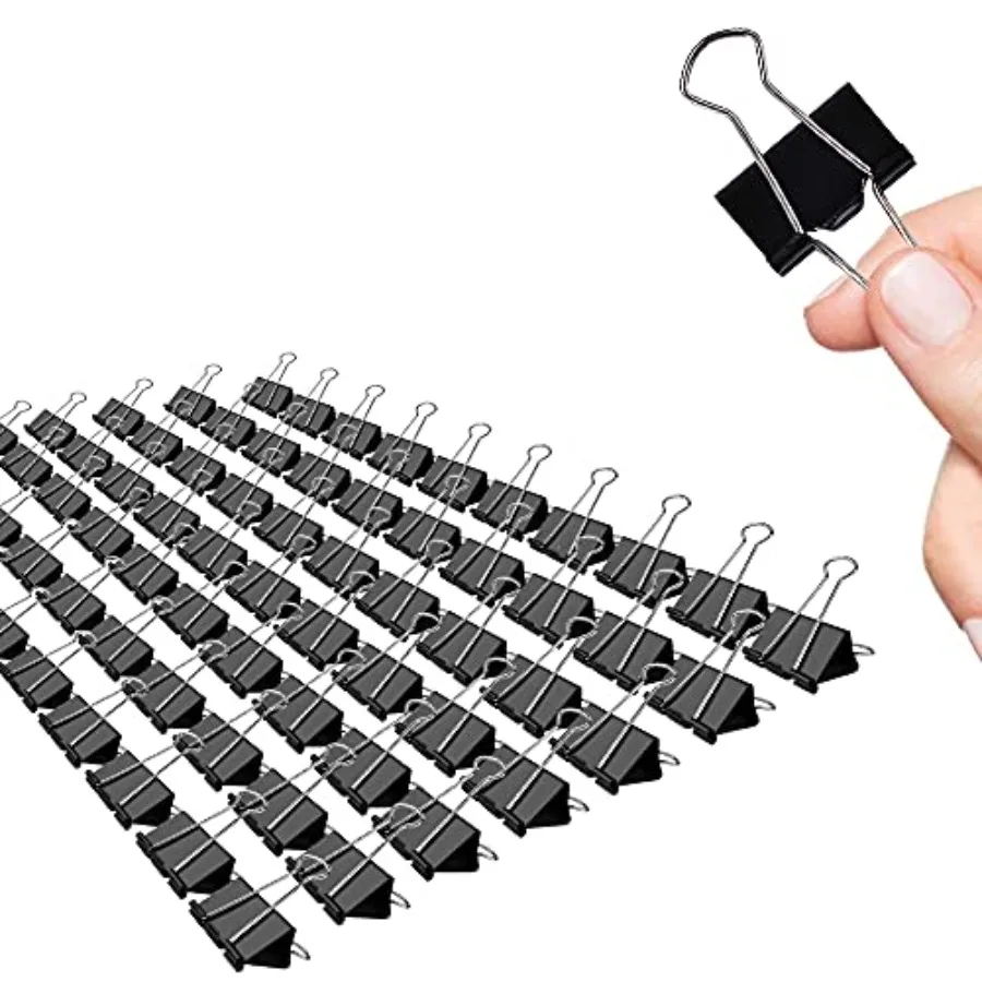 Bder Clips, 7 Pack,,Standard 5mm,,Fold Clamp, Capacity 0.47 ch, Metal Paper Clips, Office Clips, School and Home Use
Bder Clips, 7 Pack,,Standard 5mm,,Fold Clamp, Capacity 0.47 ch, Metal Paper Clips, Office Clips, School and Home Use