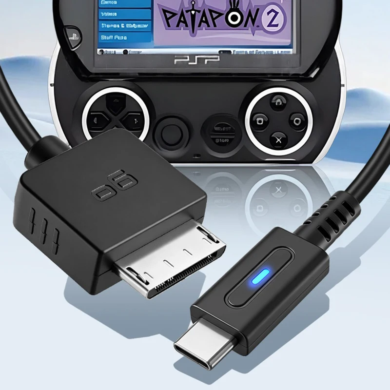 For PSP GO Charging Cable 1.2M PD To Type C Power Supply Convert Cord USB C Adapter For SONY PSP GOPower Wire with LED ;Light
For PSP GO Charging Cable 1.2M PD To Type C Power Supply Convert Cord USB C Adapter For SONY PSP GOPower Wire with LED ;Light