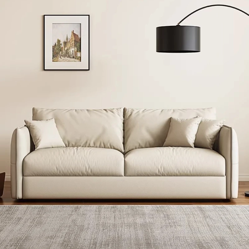 Leather sofa bed folding dual-use integrated multi-functional home living room study sofa
Leather sofa bed folding dual-use integrated multi-functional home living room study sofa