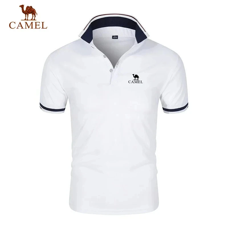 New Camel embroidered men's polo shirt, short sleeved top, casual business shirt, high-quality, warm, brand new, summer
New Camel embroidered men's polo shirt, short sleeved top, casual business shirt, high-quality, warm, brand new, summer