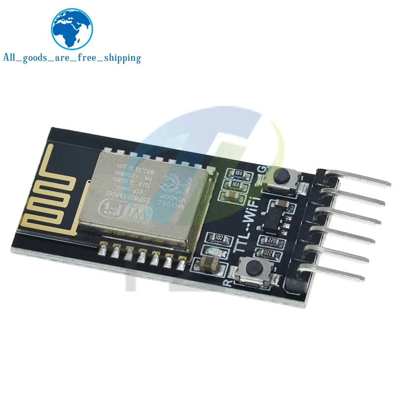 DT-06 Wireless WiFi Serial Port Transparent Transmission Module TTL to WiFi Compatible with Bluetooth HC-06 interface ESP-M2
DT-06 Wireless WiFi Serial Port Transparent Transmission Module TTL to WiFi Compatible with Bluetooth HC-06 interface ESP-M2
