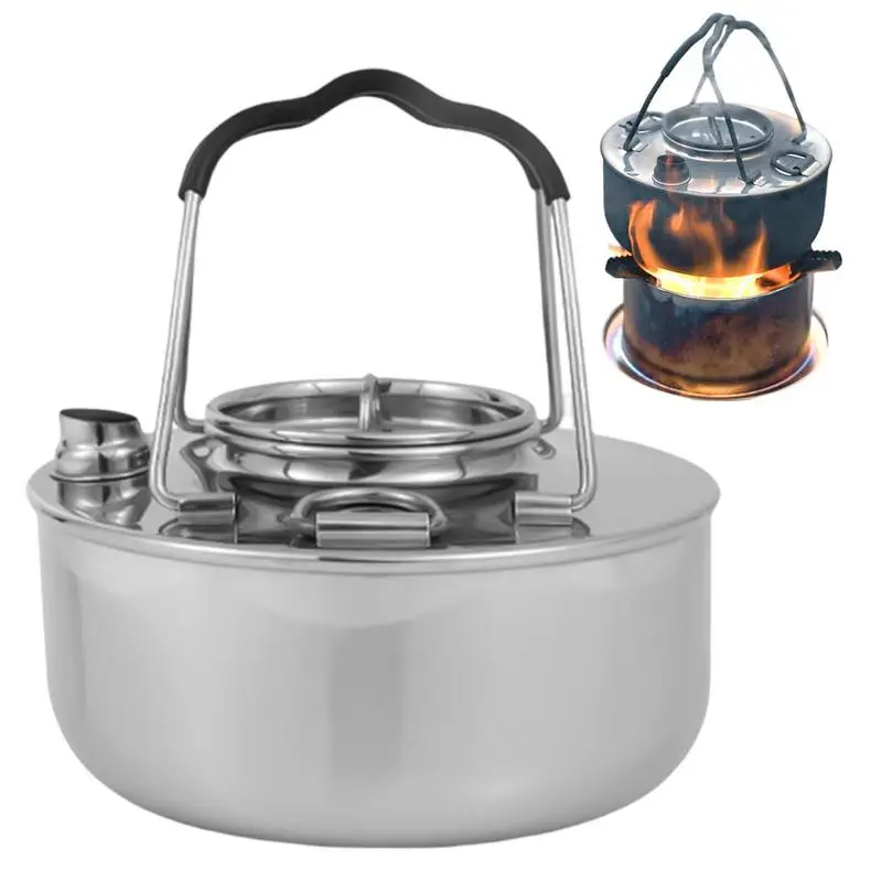 1.5L Camping Kettle Stainless Steel Outdoor Coffee Kettle Tea Pot Outdoor Camping Hiking Tableware Picnic Teapot Coffee Kettle
1.5L Camping Kettle Stainless Steel Outdoor Coffee Kettle Tea Pot Outdoor Camping Hiking Tableware Picnic Teapot Coffee Kettle