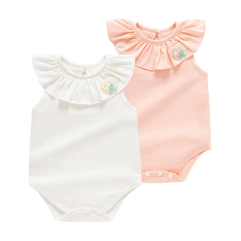 ZOETOPKID Round Collar Rompers Summer New Solid Color Simple Flying Sleeves Sweet Cute Comfortable Bodysuit Newborn Clothes
ZOETOPKID Round Collar Rompers Summer New Solid Color Simple Flying Sleeves Sweet Cute Comfortable Bodysuit Newborn Clothes