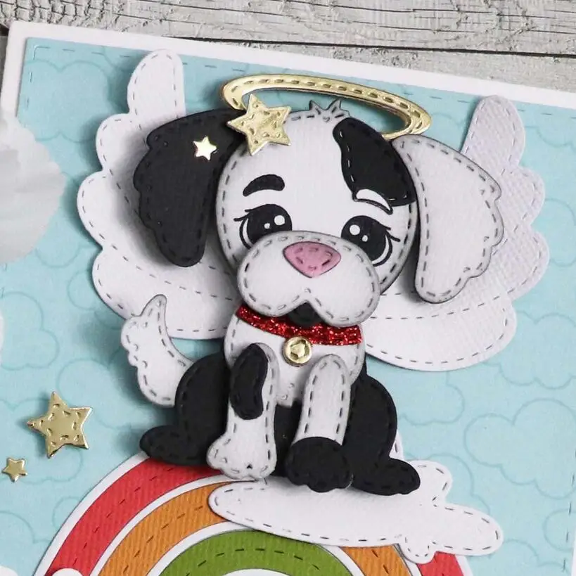 Dog Dies Metal Cutting Dies for DIY Making Card Handmade Scrapbook Embossed Paper Album Craft Supplies Template Decoration
Dog Dies Metal Cutting Dies for DIY Making Card Handmade Scrapbook Embossed Paper Album Craft Supplies Template Decoration
