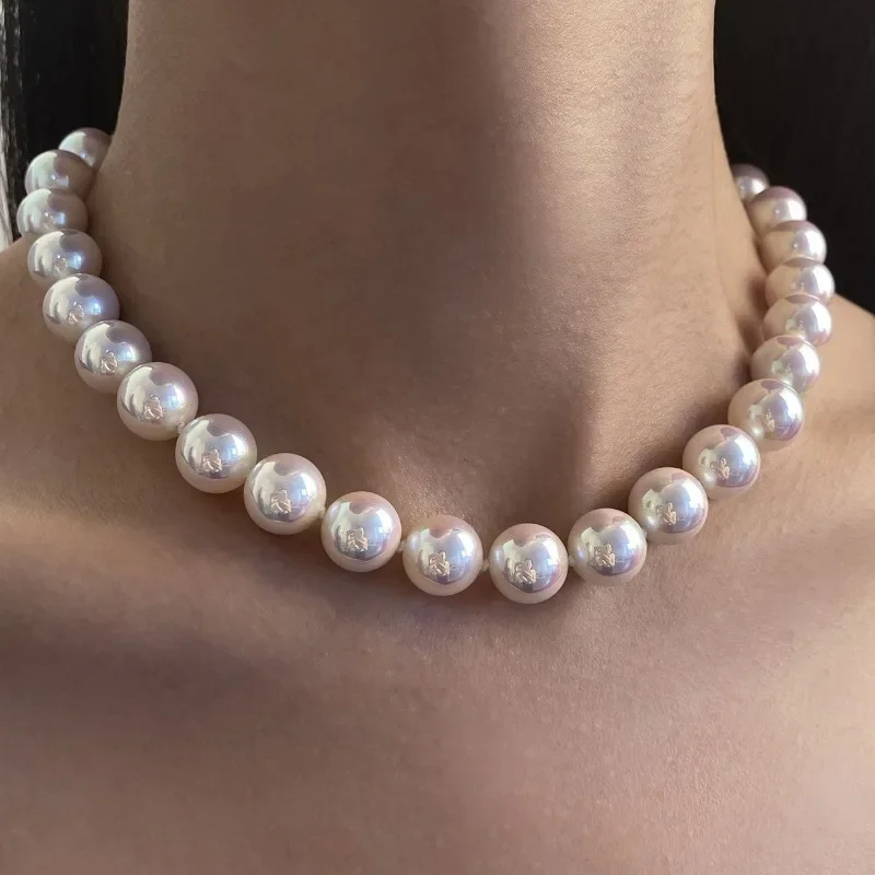 Miguang Deep Sea Australian Mother Shell Beads Aurora Heavenly Girl Large Pearl Necklace Niche Light Luxury Premium Sense Beaded
Miguang Deep Sea Australian Mother Shell Beads Aurora Heavenly Girl Large Pearl Necklace Niche Light Luxury Premium Sense Beaded