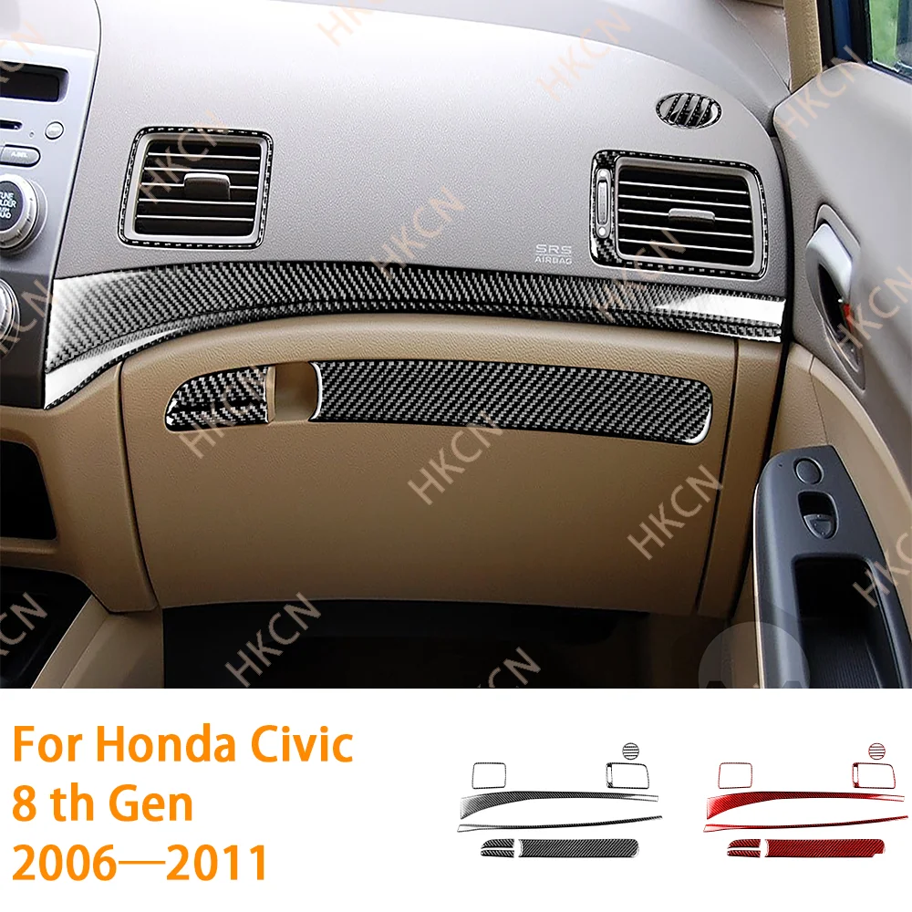 Car Dashboard Glove Box Air Vent Real Carbon Fiber Trim Cover Sticker For Honda Civic 8 8th Gen 2006 2007 2008 2009 2010 2011
Car Dashboard Glove Box Air Vent Real Carbon Fiber Trim Cover Sticker For Honda Civic 8 8th Gen 2006 2007 2008 2009 2010 2011