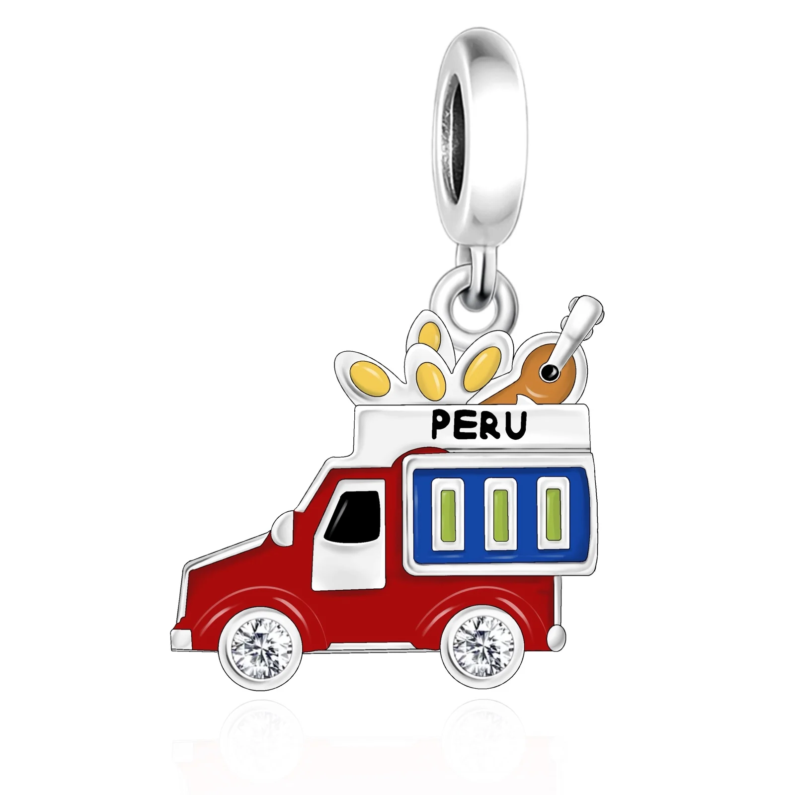Fit Original Pan Charms Bracelet 925 Silver South America PREU Bus Chiva Guitar Travel Truck Car Bead For Making Momen Berloque
Fit Original Pan Charms Bracelet 925 Silver South America PREU Bus Chiva Guitar Travel Truck Car Bead For Making Momen Berloque